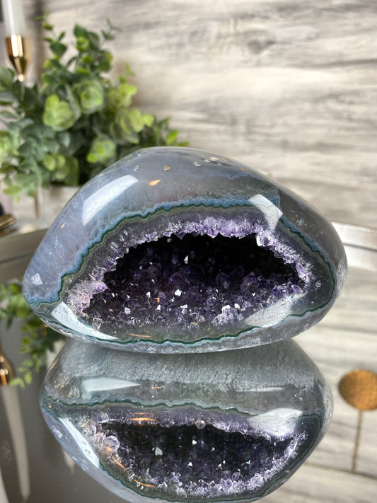 ✨Agate and Amethyst Geode✨